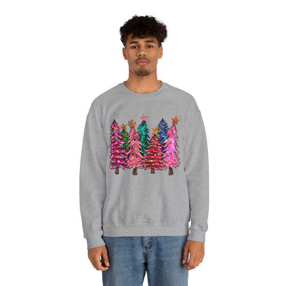 Lighted Trees Crewneck Sweatshirt