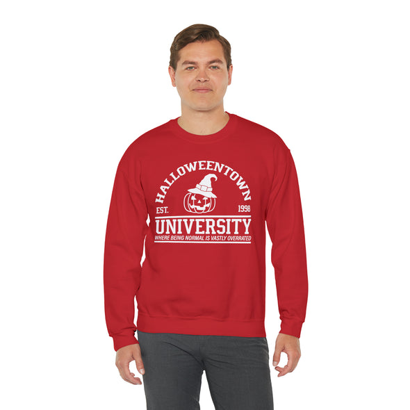 HALLOWEEN University WHITECrewneck Sweatshirt
