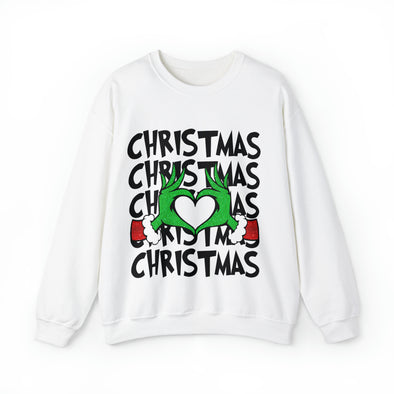 Grinchy Christmas Crewneck Sweatshirt