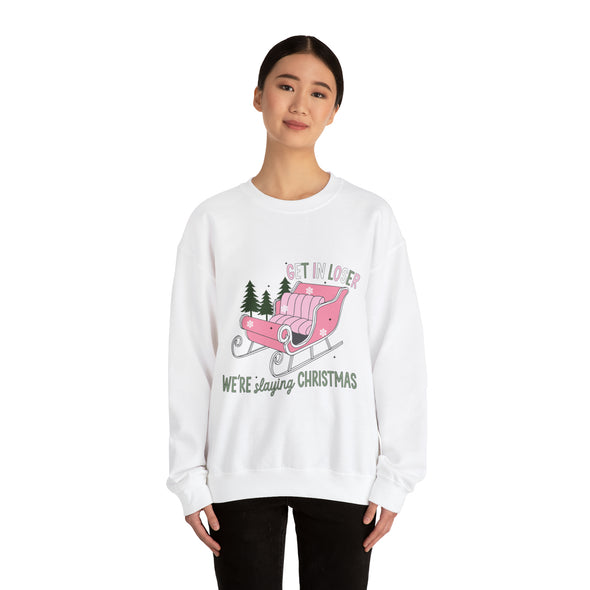 Slaying Christmas Crewneck Sweatshirt