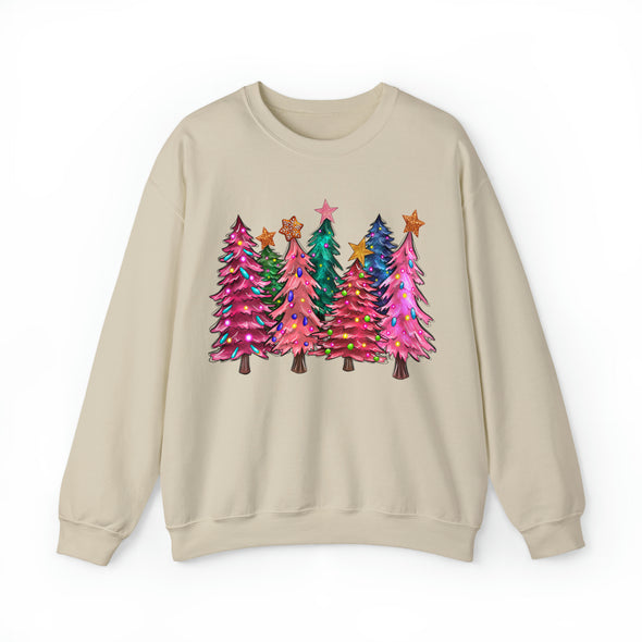Lighted Trees Crewneck Sweatshirt