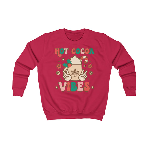 Hot Cocoa Vibes- Kids Sweatshirt