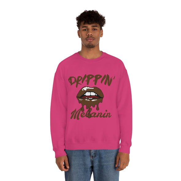 Drippin Melanin - Crewneck Sweatshirt