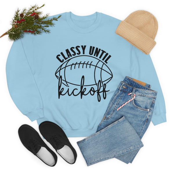 Classy Until Kickoff - Crewneck Sweatshirt