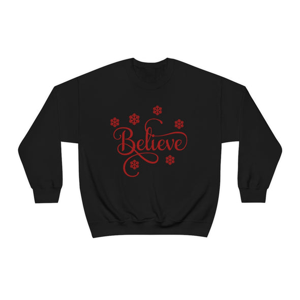 "Believe" Christmas Sweatshirt
