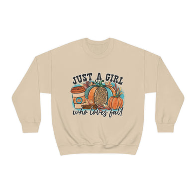Just A Girl Who Loves Fall- Crewneck Sweatshirt
