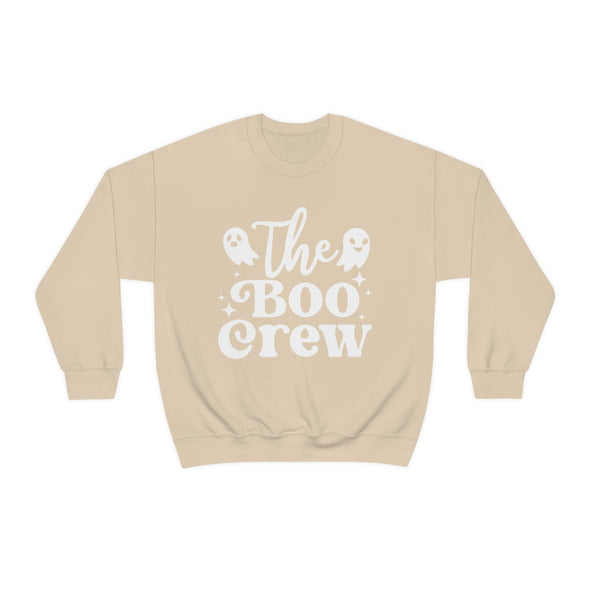 The Boo Crew- White Font- Crewneck Sweatshirt