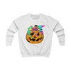 Pumpkin with Glasses- Kids Sweatshirt