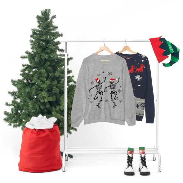 Dancing Skeletons Christmas Crewneck Sweatshirt