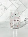 Floating Hearts -Libbey Classic Drinking Glass