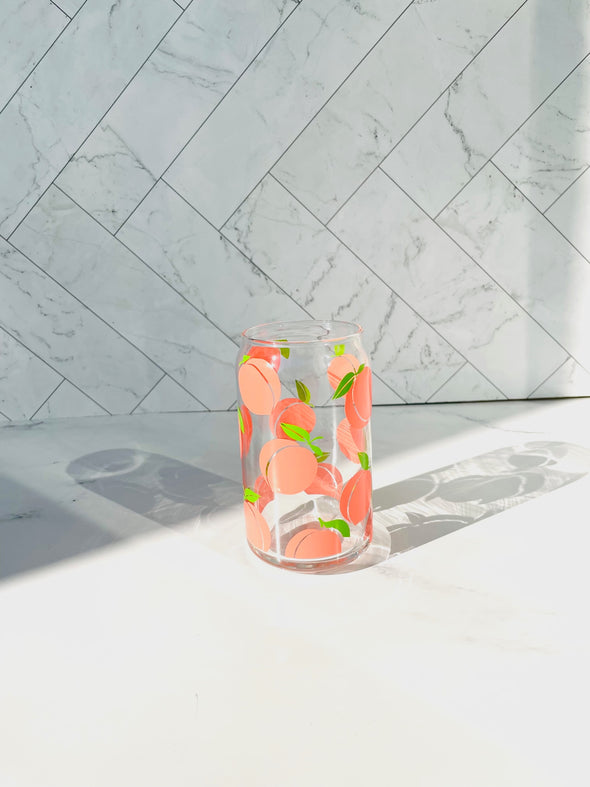 Georgia Peaches- Libbey Classic Drinking Glass