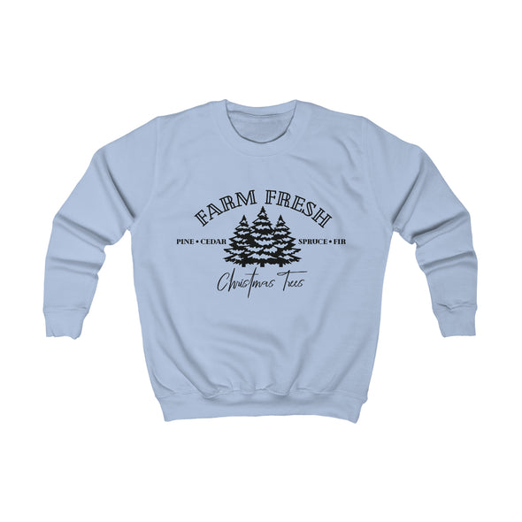 Fresh Farm Christmas- Kids Sweatshirt