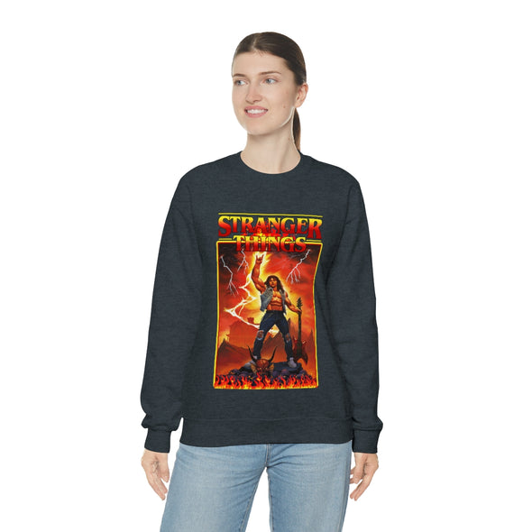 Stranger Things Rock on - Crewneck Sweatshirt