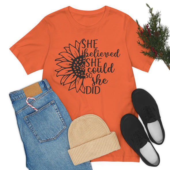 She Believed She Could Short Sleeve Tee