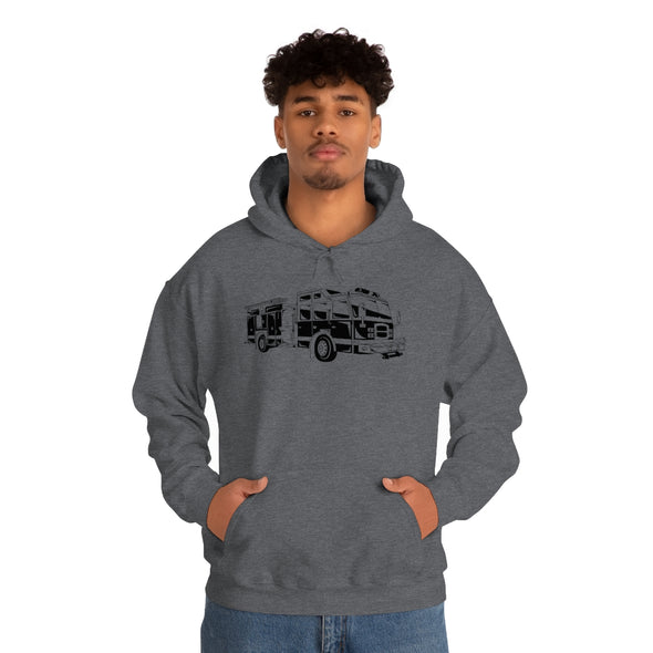 Fire Truck-  Hooded Sweatshirt