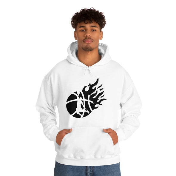 Fire Basketball- Hooded Sweatshirt
