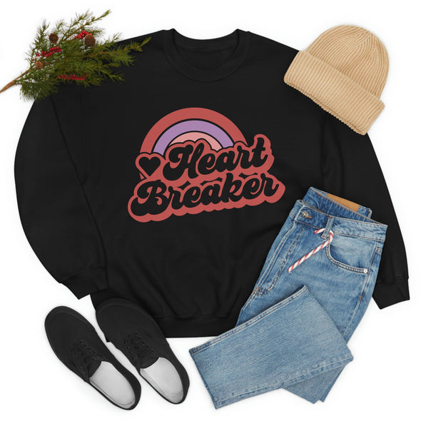 Heart Breaker Retro- Crewneck Sweatshirt
