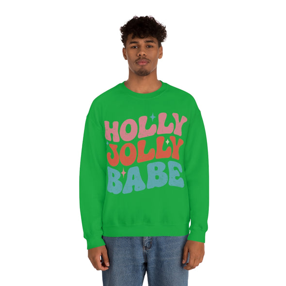 Holly Jolly Babe Crewneck Sweatshirt