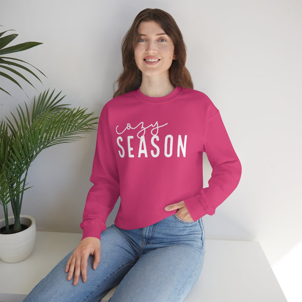 Cozy Season graphic Fall Sweatshirt