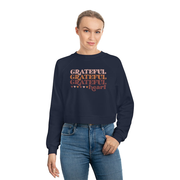 Grateful Heart  Pullover Fleece Sweatshirt