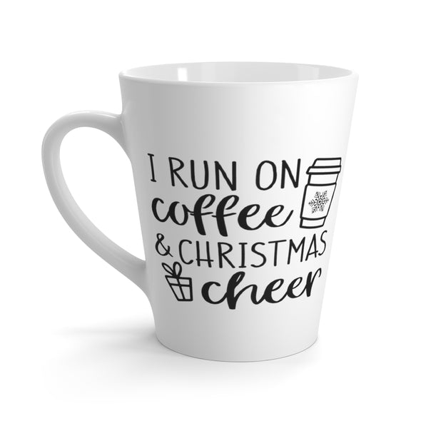 I run on Coffee Christmas Cheer-  Mug