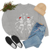 Dancing Christmas Skeletons Crewneck Sweatshirt