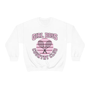 Girl Boss Country Club-  Crewneck Sweatshirt